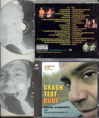 Brad Roberts Crash Test Dude Ultrarare ADV 2CD 2000 Crash Test Dummies
