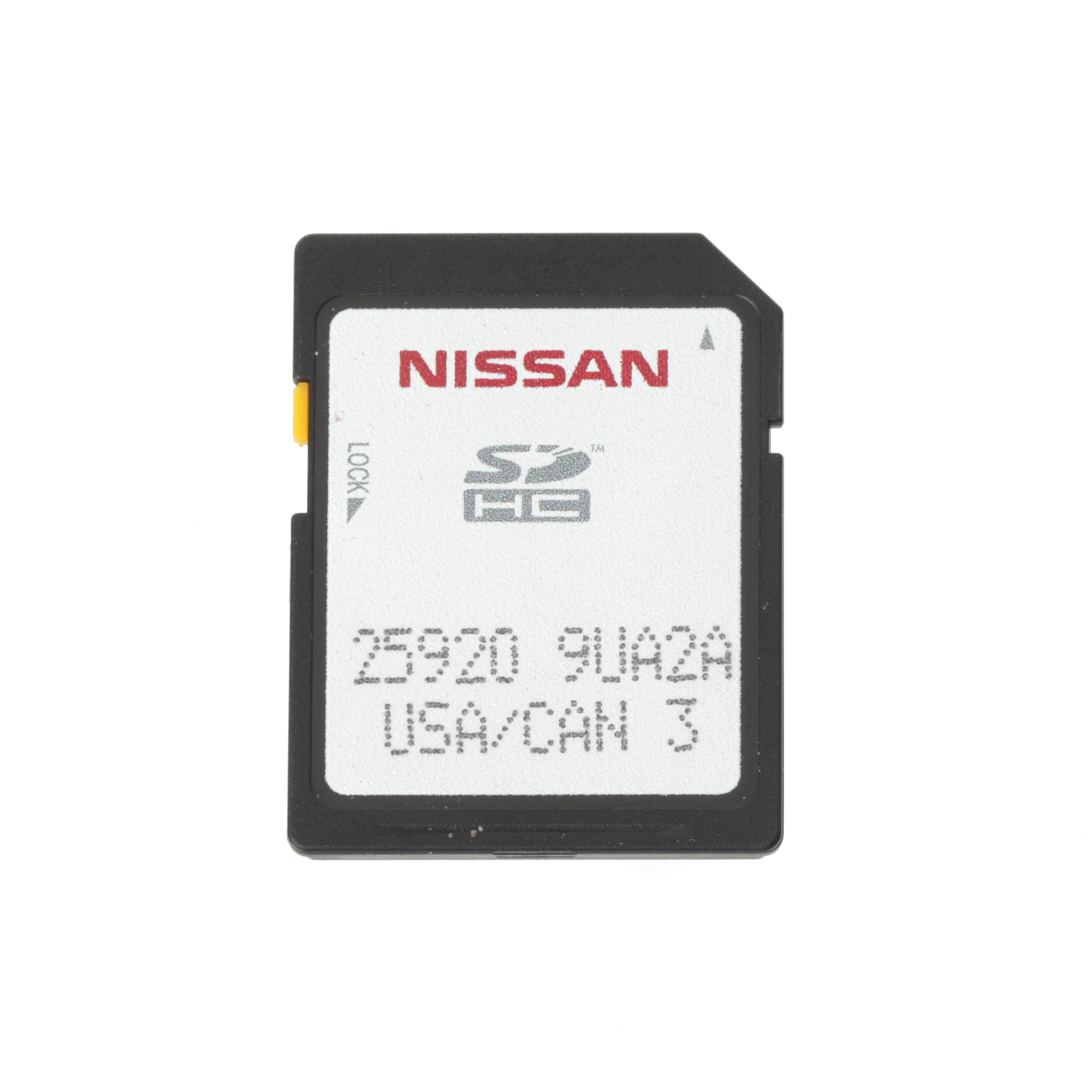 Tarjeta SD de datos de navegación GPS para Nissan Murano Platinum 2016-2018 (N/P 25920-9UA2A)