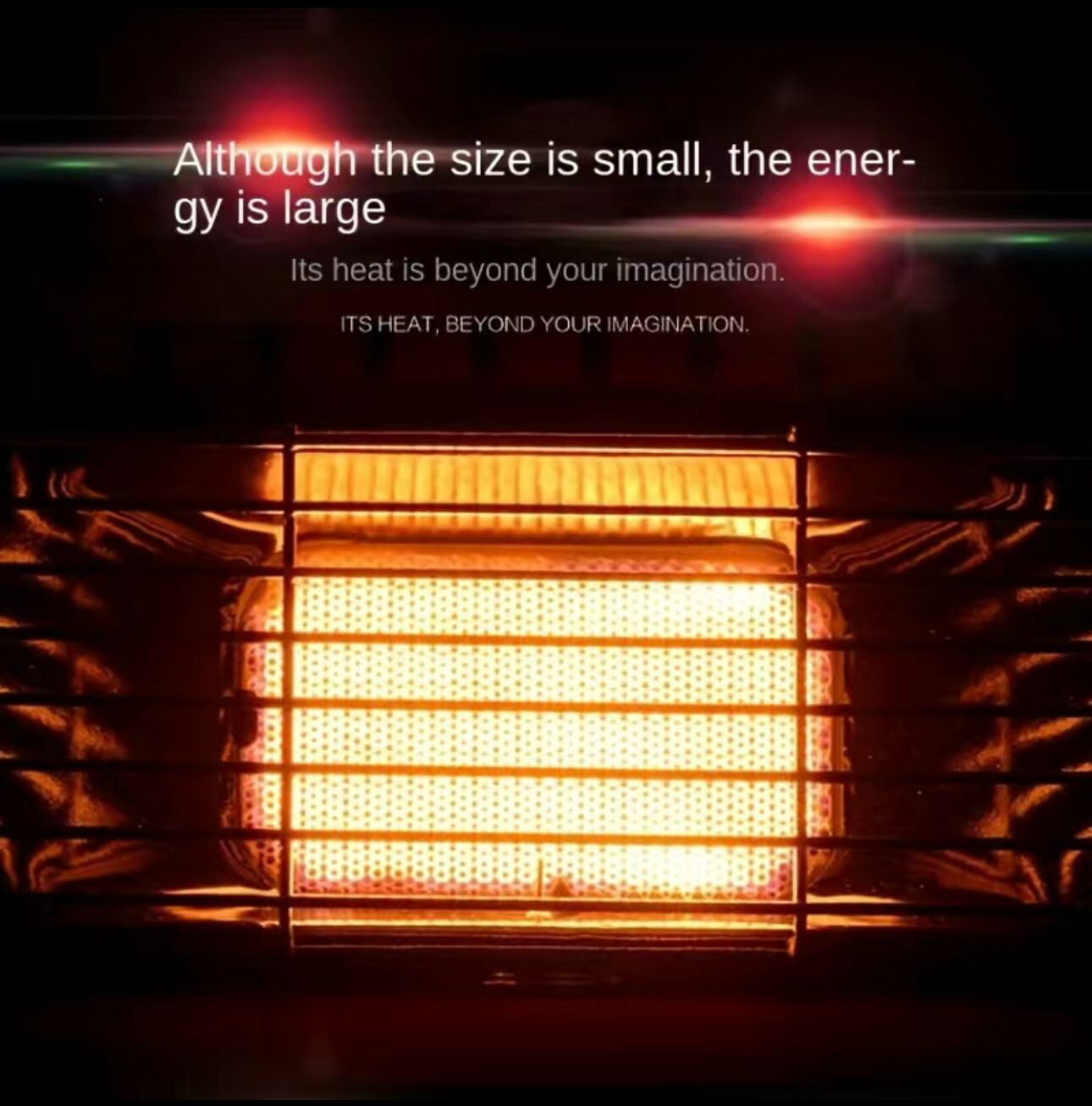 Portable Butane Gas Heater Stove Safe Grill Carry Handle Outdoor