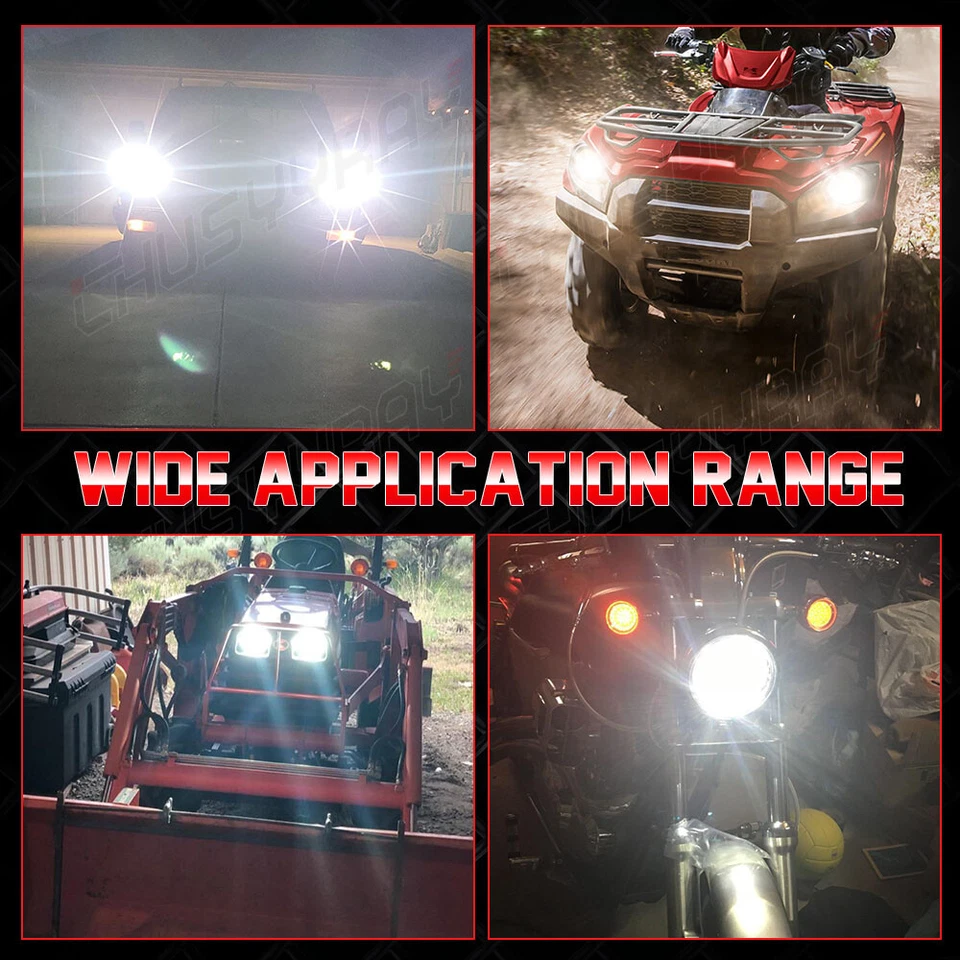 Bombilla halógena delantera para Mazda RX-3 1972-1978 haz alto y bajo x4 Foto 4 de 4