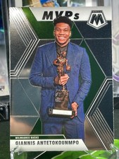 2019-20 Panini Mosaic Giannis Antetokounmpo MVPS Milwaukee Bucks #297 🔥