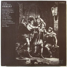 ETERNA ED.1 STEREO BEETHOVEN KURT MASUR FIDELIO 3 LP 827716-7189 NM