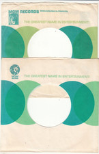 TWO 2 ORIGINAL MGM RECORDS COMPANY SLEEVES FOR 45s