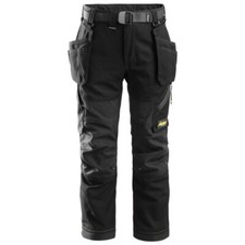 Snickers 7505 FlexiWork Junior Trousers Black / Black Pre