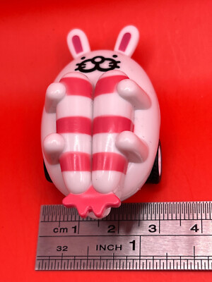Dakkozushi Rabbit Pull-back car Shrimp Capsule Toy Mascot SUSHIRO