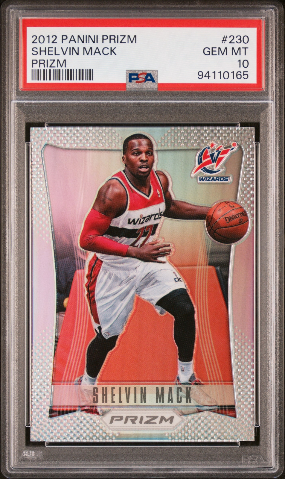 2012 Panini Prizm #230 Shelvin Mack Silver Prizms PSA 10 Gem Mint