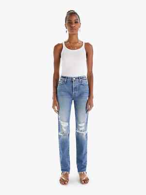 NWT Mother Denim Trickster Skimp Fray in Thrill Seeker Size 27 $298