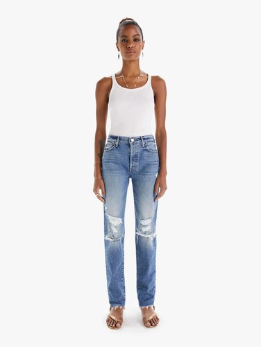 NWT Mother Denim Trickster Skimp Fray 
