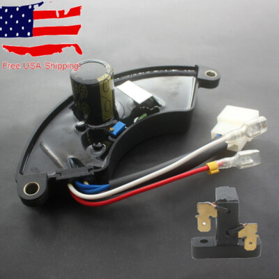 AVR Automatic Voltage Regulator For 3Kw-8Kw Generator Rectifier Half Moon Style