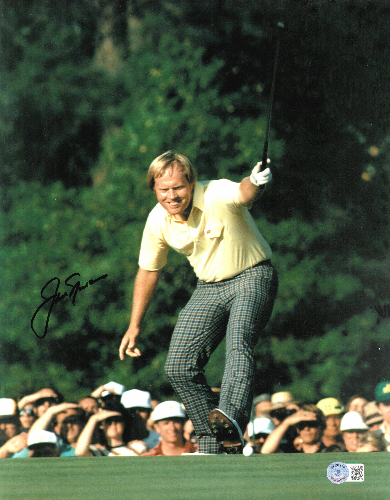 Jack Nicklaus Autographed Signed 11X14 PHOTO THE GOLDEN BEAR BECKETT BAS COA 16 