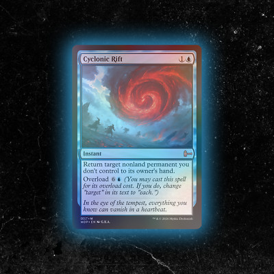 FOIL - Cyclonic Rift - Custom Magic: The Gathering Card - High-Quality
