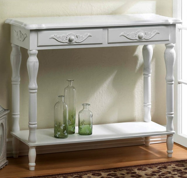 Antique Look Console Table Wood Entryway Hallway Sofa Foyer