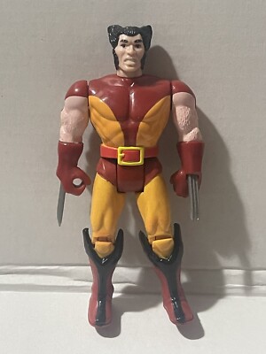 1991 WOLVERINE Vintage X MEN MARVEL Action Figure TOY BIZ Retractable Claws