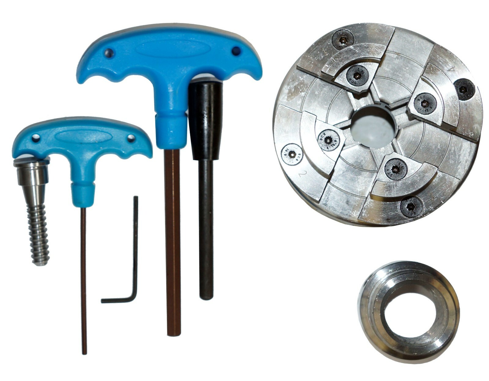 Wood Lathe Chuck Rapid 100 Self Centering Scroll With Insert 3/4”x16TPI