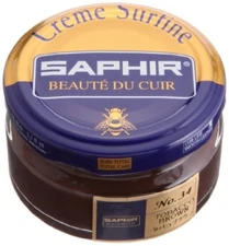 Saphir Creme Surfine - Jar - 50 Ml - Made in France (Tobacco Brown)
