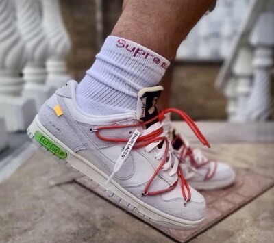 Off-White x Nike Dunk Low Lot 13 of 50 - Men's Size 9.5 | eBay