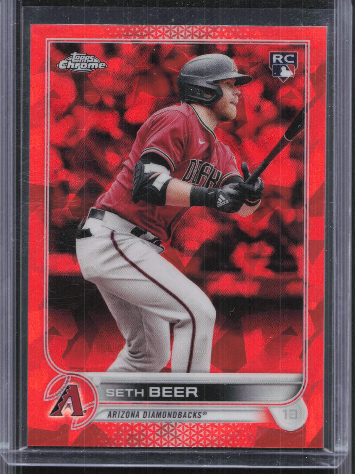 2022 Topps Chrome Sapphire Edition #345 Seth Beer Orange #/25