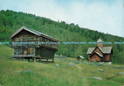 D251824 Norwegen Uvdal Stabkirche Numedaltal an der Geilo Kongsbergstraße Nor