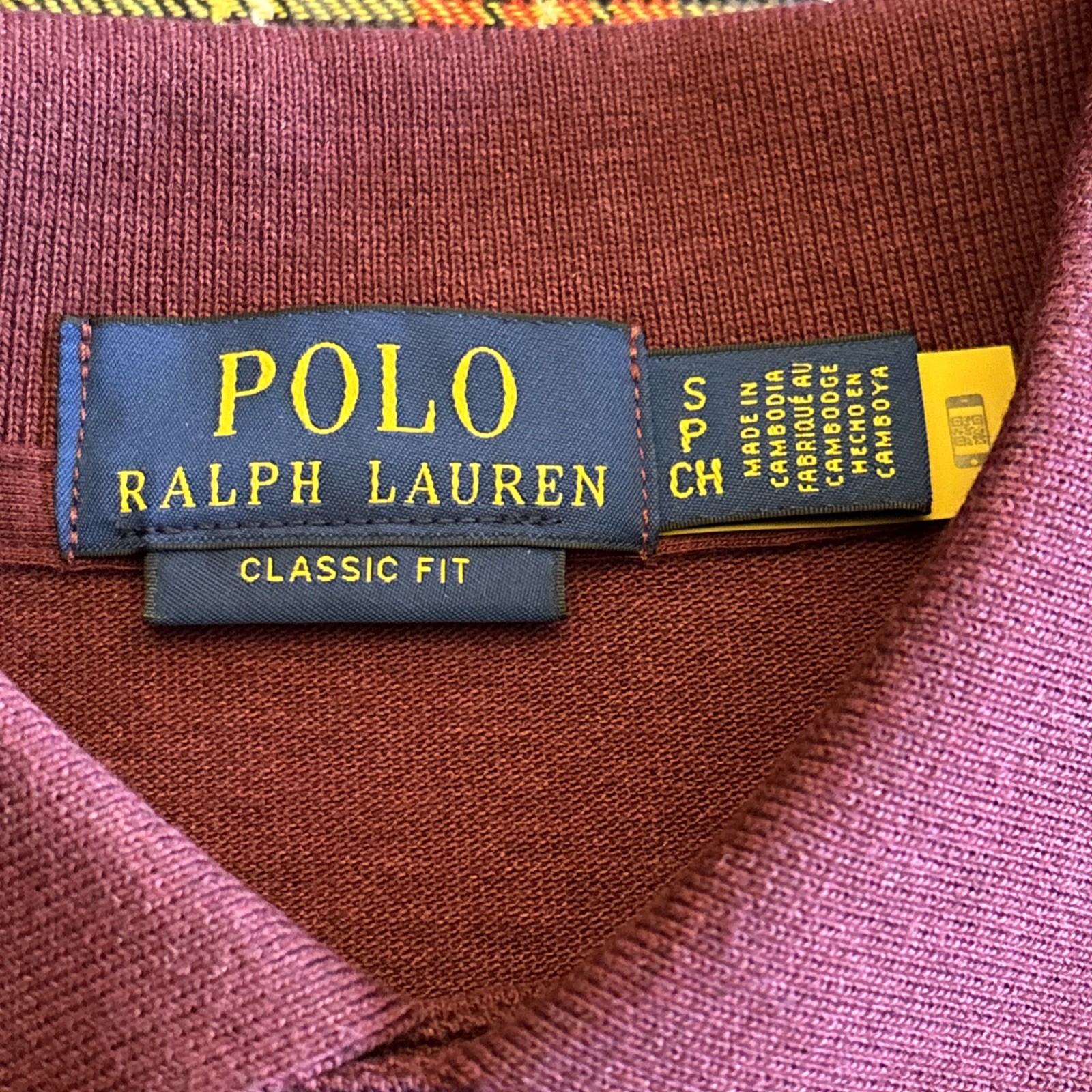 NWT Polo Ralph Lauren Short Sleeve Dark Red Heather Golf Shirt Men's Size S thumbnail 2