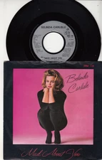 BELINDA CARLISLE (GO-GO'S) - MAD ABOUT YOU - UK IMPORT 45 WPS- GREAT SHAPE