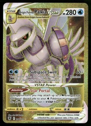 Origin Forme Palkia VSTAR 208/189 Gold Secret Rare Holo Astral Radiance