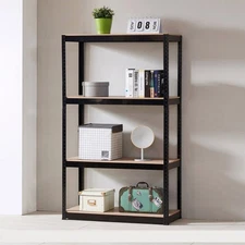 4-Tier Adjustable Shelving Heavy Duty Garage Organizer Storage Metal Frame Shelf