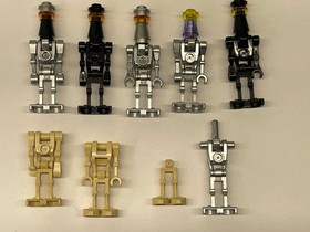 LEGO Assassin Droid Silver,black And Some Other Minifigure Star Wars Clones Lot