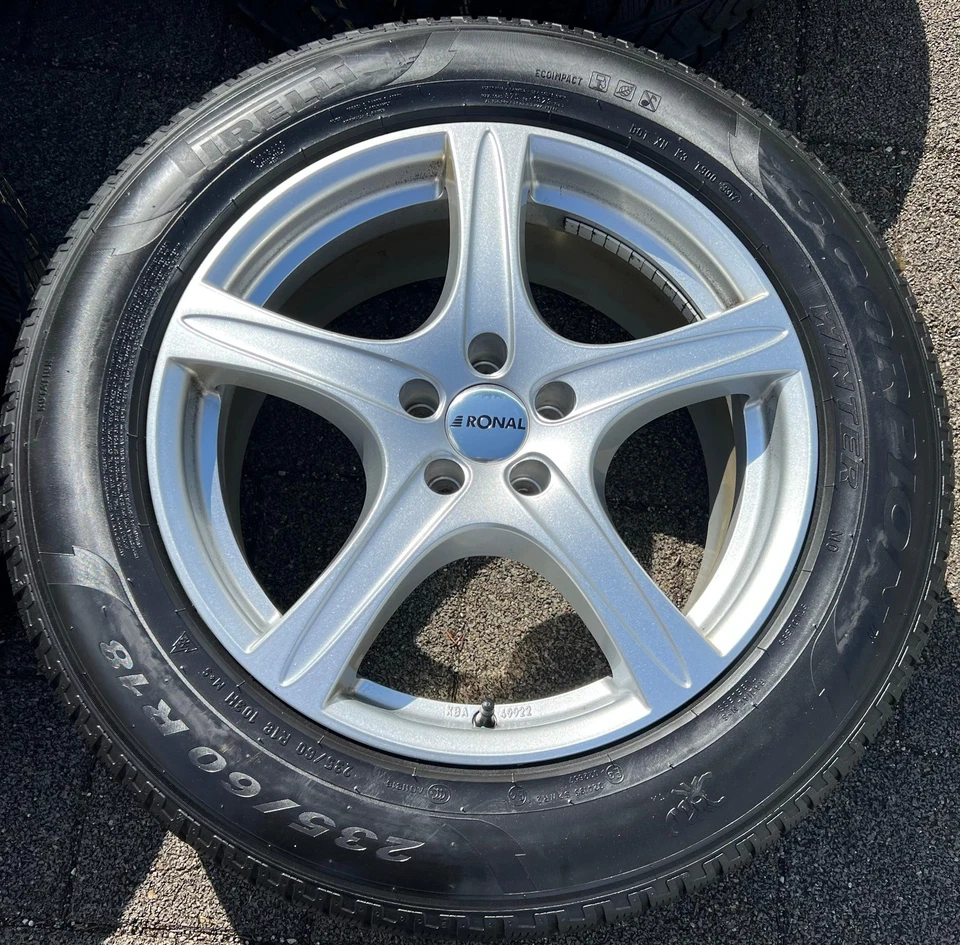4 ALU 18" WINTERRÄDER VOLVO XC60 235/60R18 103H PIRELLI FREIHAUS - Bild 3 von 4