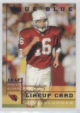 1998 Leaf Rookies & Stars Team Lineup Card True Blue /500 Jake Plummer #283 11pj