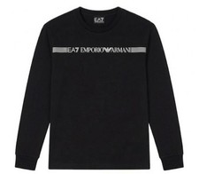 Felpa Bambino EA7 Emporio Armani Girocollo 7B000263 UC001 Nero