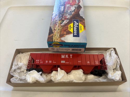 Tolva cubierta Athearn HO 54’ PS 5305 MKT coche #9888 con Kadees | Condition: Used