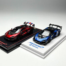CM Model 1/64 Scale Mclaren Senna GTR Racing Sports Alloy Model Car Gift 2 Color