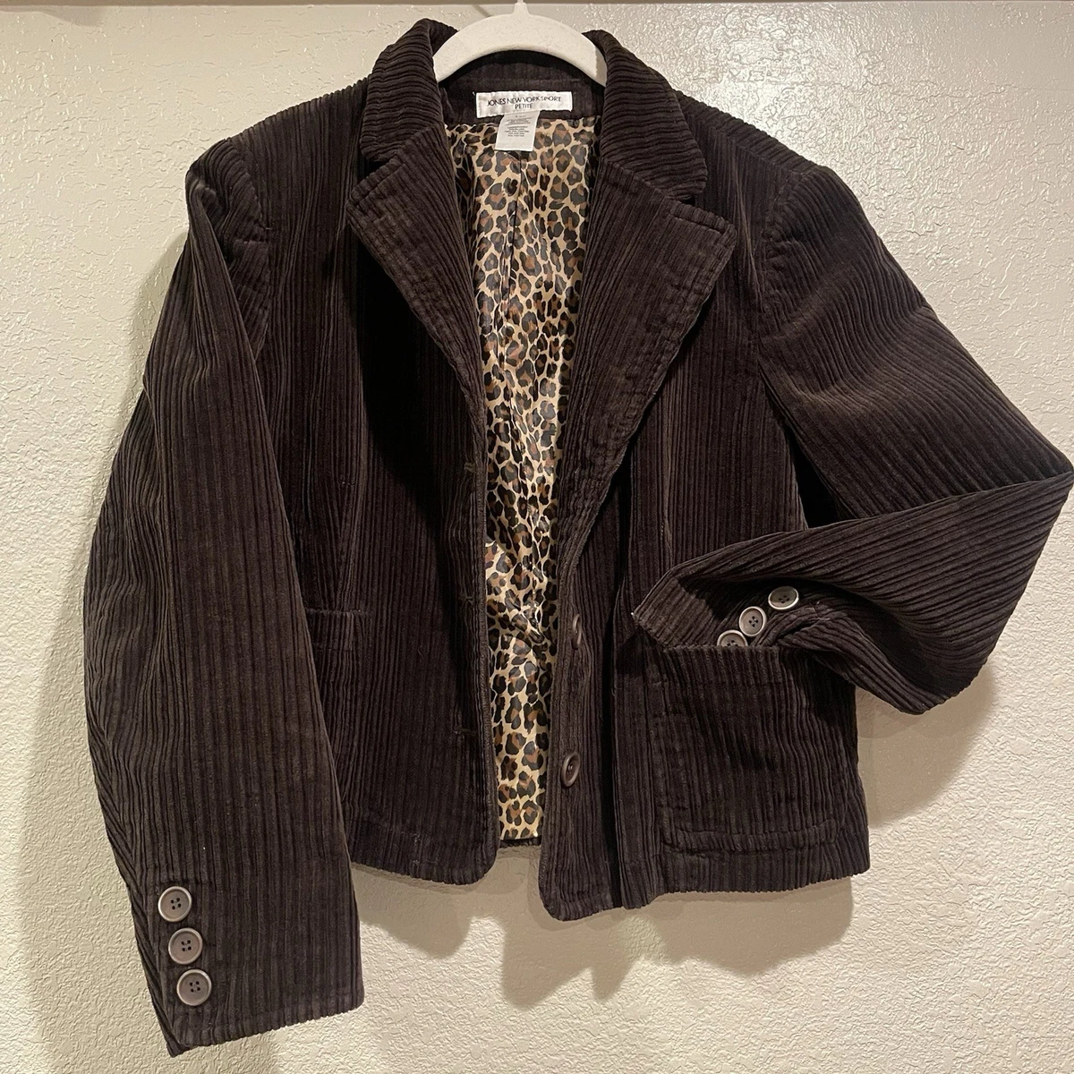 Jones New York 动物印花外套、夹克、背心女| eBay