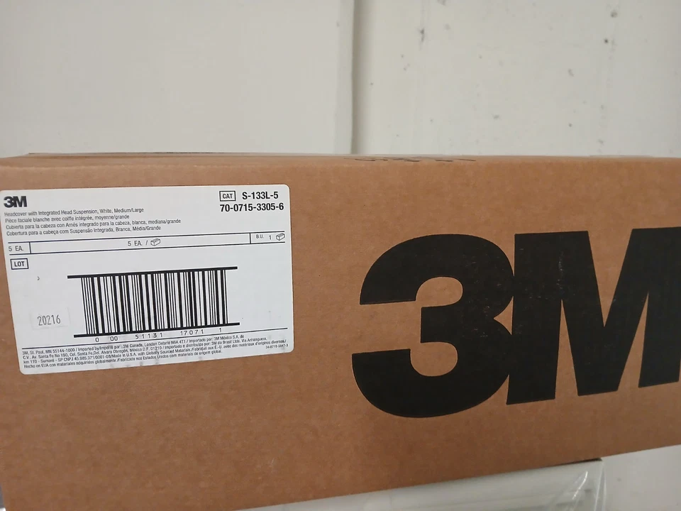 3m versaflo headcover with Integrated head suspension S-133L-(Med- large) 5 EA - Image 4 of 4