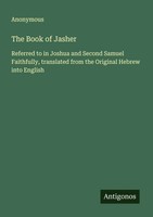 Anonymous | The Book Of Jasher | Taschenbuch | Englisch (2025)