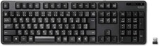 ELECOM keyboard wireless receiver included membrane full keyboard black TK-FDM