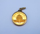 Rare 1987-S 25 YUAN .999 GOLD PANDA 1/4 Oz Coin W/ 14K Gold Bezel CHINA. C1463 — photo 1