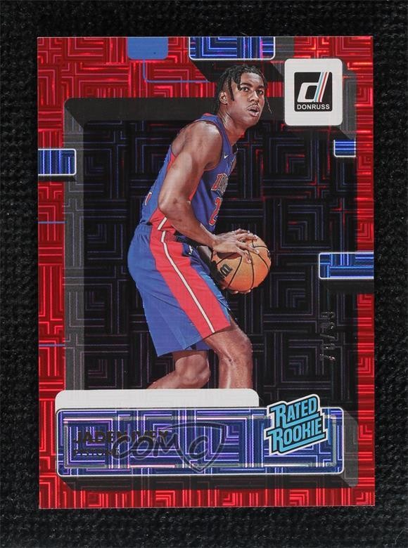 2022-23 Panini Donruss Rated Rookie Choice Red /99 Jaden Ivey #205 Rookie RC