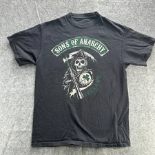 Sons Of Anarchy Ireland SOA Shirt Mens Large Black Short Sleeve Graphic DS Y2k