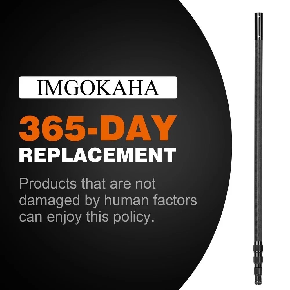 Carbon Fiber Pool Pole - Professional 12 Foot Telescopic Pool Cleaning Pole, ...