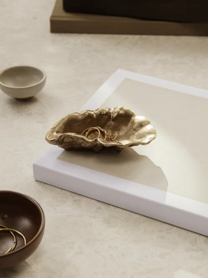 #ad Ferm Living Oyster Bowl Brass $49.00