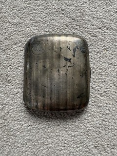 Vintage Silver Cigarette Case Pre Owned