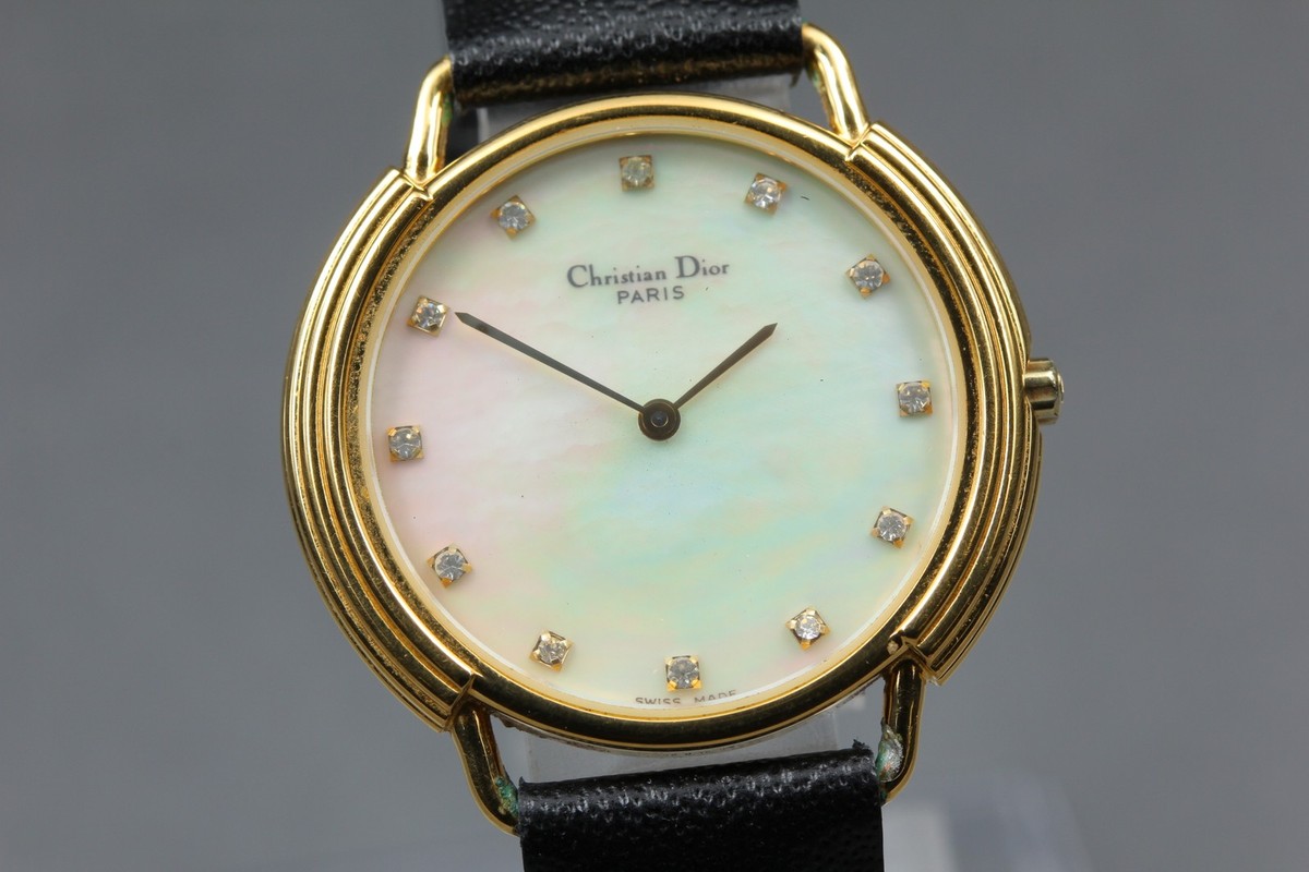 Christian Dior 腕時計 Christian Dior Christal Red Sapphire Diamond Bezel Stainless