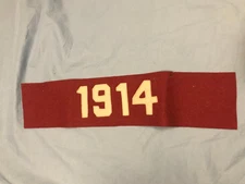 Original WW1 Era US Military School Felt Armband 1914
