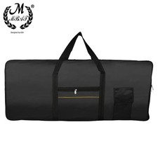 Portable 61key Keyboard Electric Piano Padded Case Gig Bag Advanced Fabric Black