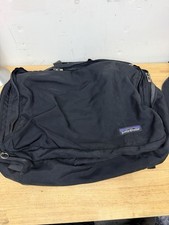 Patagonia Messenger Bag Vintage Made in USA Black 20"