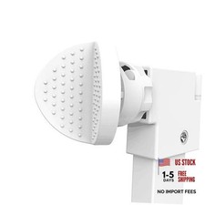 2 Pack Baby Gate Banister Adapter for Pressure Mounted Stairs - Universal White
