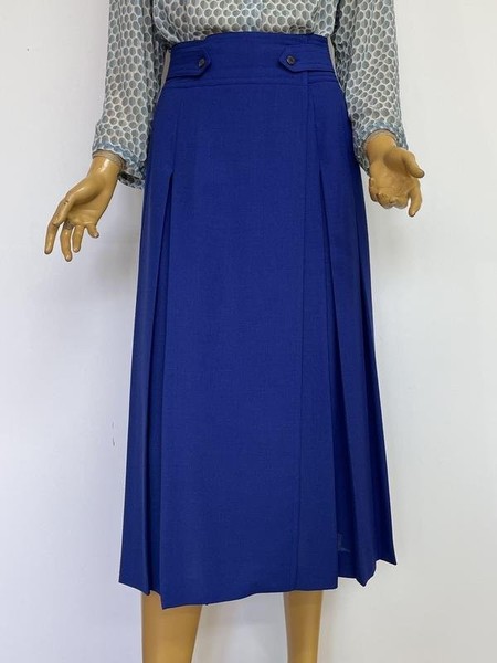 Women Escada Skirt Navy Polyester 36