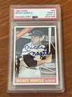 1966 Topps Mickey Mantle #50 HOF Signed Auto PSA/DNA PSA 2 A