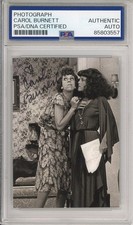 SIGNED CAROL BURNETT SHOW FUNNY ICONIC PHOTO PSA DNA COA AUTHENTIC AUTOGRAPH